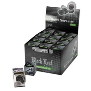 Black Leaf‘ Edelstahlschüsselsiebe ohne Rand 5Stk Ø 20mm