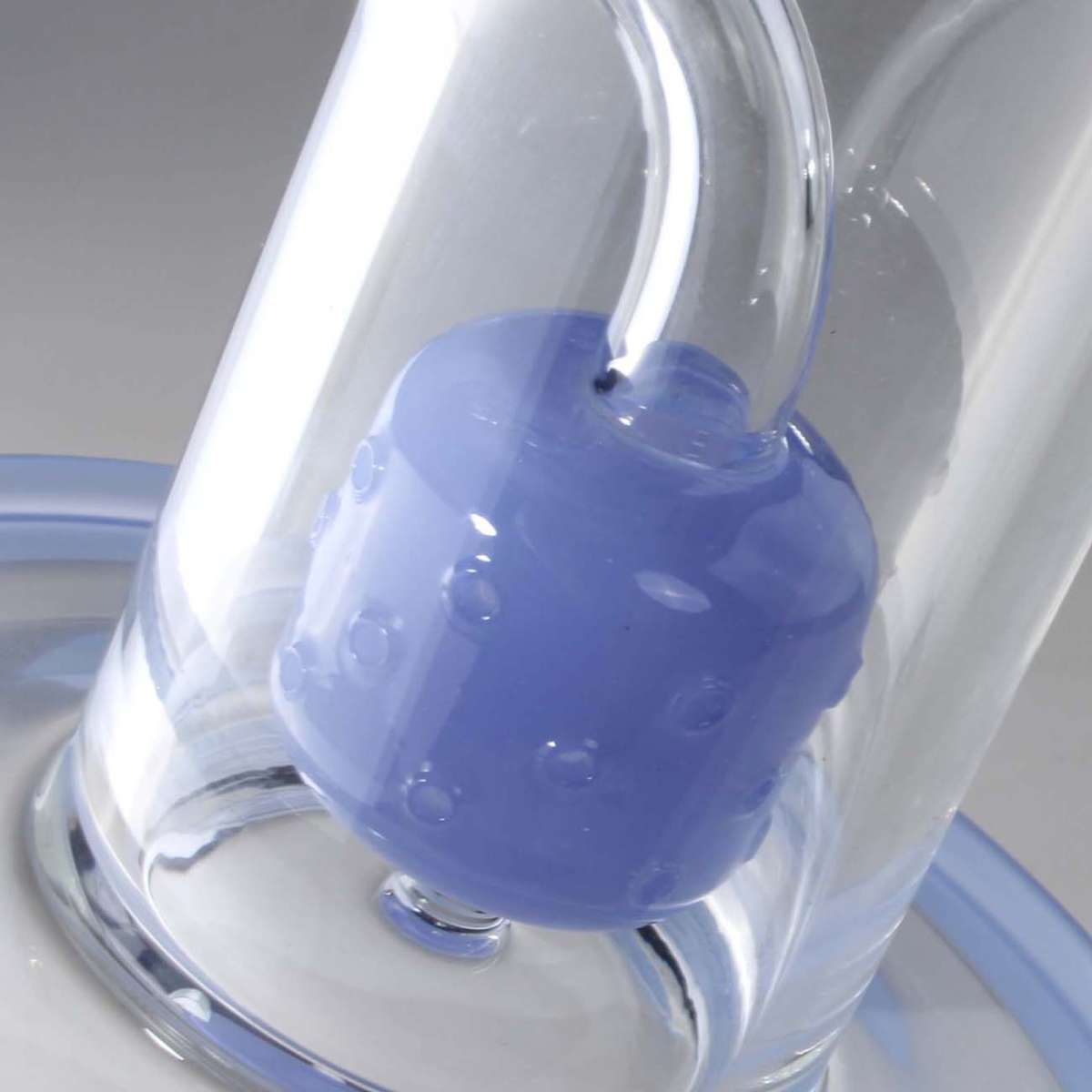 Black Leaf Bong mit Keg und Ufo Perko + Banger