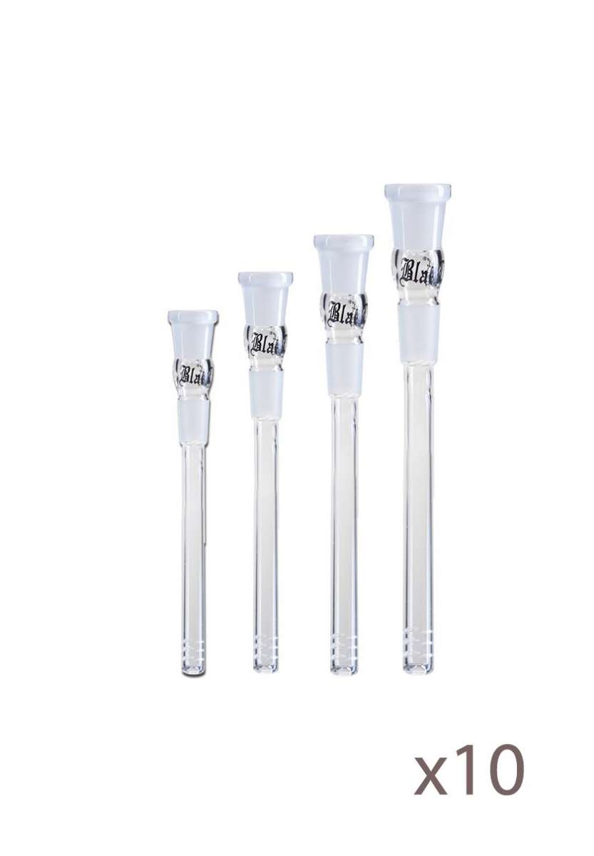 Black Leaf‘ Lochdiffusorchillum blau 1Stk L 140mm NS 2×19