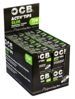 OCB Activ Tips Slim Premium Aktivkohle