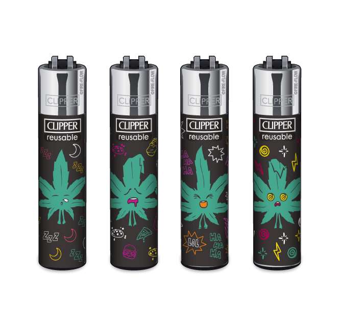 CLIPPER CLASSIC Micro HAPPY WEEDS 2 – (4 Stück)