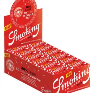 Smoking Red THINNEST ROLLS, (44mmx4mm)